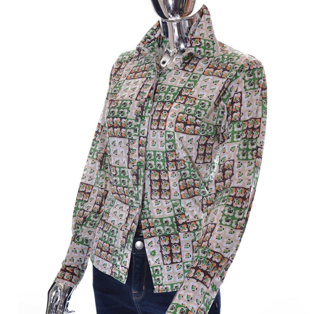 Womens VTG Vintage Floral Top Shirt Blouse  S M L